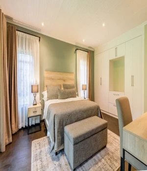 One standard bedroom